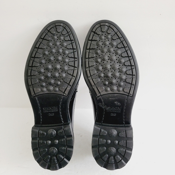 NEW Geox Walk Pleasure Black Lace-up Loafers Size 7 - Picture 8 of 10